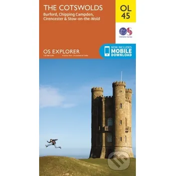 The Cotswolds, Burford, Chipping Campden, Cirencester & Stow-on-the Wold - Ordnance Survey Ordnance Survey