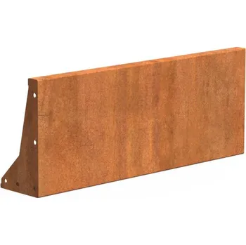Zahradní obrubník Steel design Cortenový obrubník 100 x 20 x 40 cm