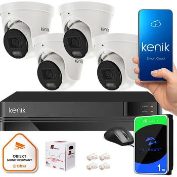 IP kamera Sada pro domácí IP dohled Kenik 4MPX