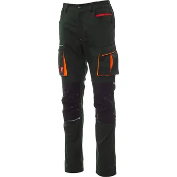 montérky Pracovní kalhoty PAYPER NEXT 400 Barva: Zelená Lesní/ Černá, Velikost: 48