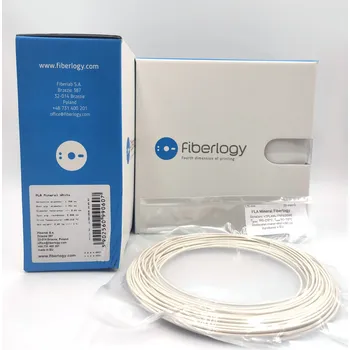 Filament VZOREK 20 METRŮ - PLA MINERAL brousitelný filament bílý 1,75mm Fiberlogy