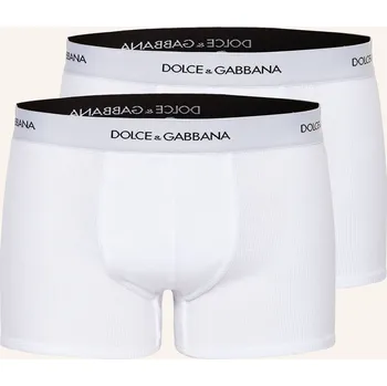 Pánská móda Dolce & Gabbana Pánské Boxerky, 2 Kusy V Balení, bílá, 56