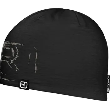 Čepice Čepice Ortovox 120 Tec Logo Beanie Barva: Black Raven, Velikost: Onesize