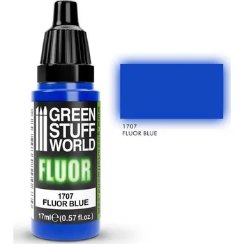 Green Stuff World Fluor Paint BLUE 17ml (Green Stuff World)