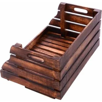 Úložný box Stohovatelná dřevěná bedýnka DIVERO vintage