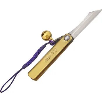 Bojový nůž HIGONOKAMI Nůž zavírací SK5 s rolničkou MOSAZ