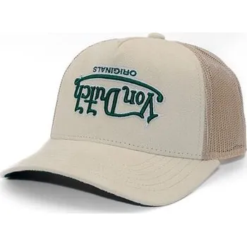 Kšiltovka Kšiltovka Von Dutch - Trucker Soho - Suede - Beige/ Green
