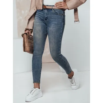 Dámské džíny Dámské kalhoty FIGURISS z push up'em Džínové UY2308 Barva: Nebeská, Velikost: 27