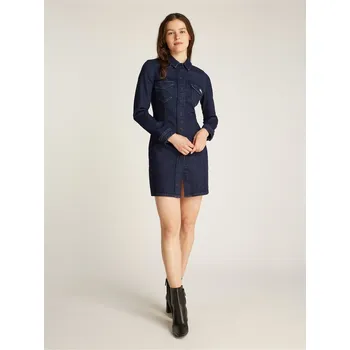 Dámské šaty Šaty Calvin Klein Jeans Denim Rinse 1052088 12 (M)