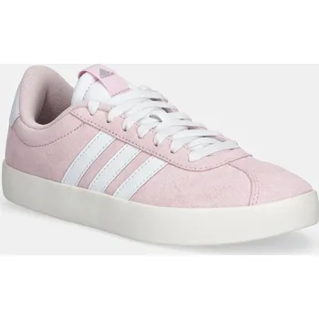 Dámská obuv Semišové sneakers boty adidas Vl Court 3.0 JP5325 růžová 30X, EUR 38 2/3