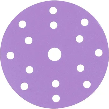 Brusný kotouč Worcraft OS04-150-41 Brusný výsek s otvory 150mm P180 se suchým zipem balení 5 kusů