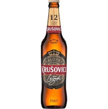 Pivo Krušovice 12 sklo