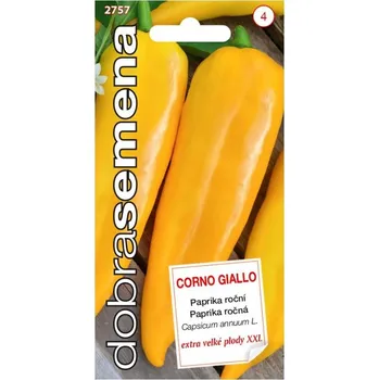 Semeno Paprika zeleninová Corno Giallo 30s - DOBRÁ SEMENA