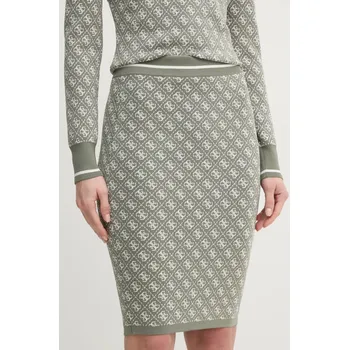 Dámská sukně Sukně Guess LISE W4BD53.Z37K0 zelená 97X, vel. XS