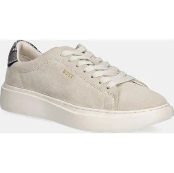 Pánské tenisky Semišové tenisky BOSS Amber 50536263.118 béžová 08X, EUR 40