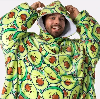 Dětská deka Kawaii Avocado Huggie - Mikinová deka