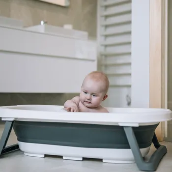 koupací vanička FREEON Dětská skládací vanička White/Grey