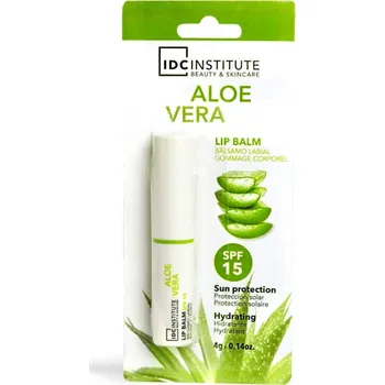 Přípravek na rty IDC Aloe Vera Lip Balm balzám na rty (SPF 15) 2,4 g