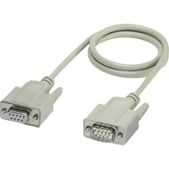 Prodlužovací kabel Phoenix Contact sériový, paralelní kabel [1x D-SUB zásuvka 9pólová - 1x D-SUB zástrčka 9pólová] 2.00 m bílá