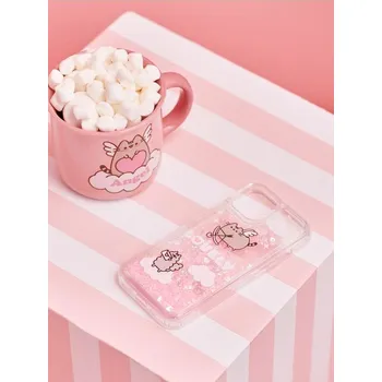 Pouzdro na mobilní telefon Sinsay - Pouzdro na iPhone 15 Pusheen - bílá - 601CN-00X - 601CN-00X-ONE