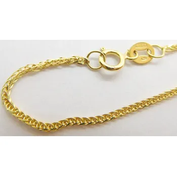 Náramek Klenoty Budín Dámský pevný zlatý náramek ze žlutého zlata 585/1,32gr 18cm HK7101 (Klenoty Budín Dámský pevný zlatý náramek ze žlutého zlata 585/1,32gr 18cm HK7101)