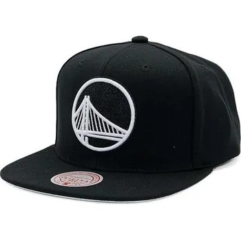 Kšiltovka Kšiltovka Mitchell & Ness - Evergreen Black/White Snapback - Golden State Warriors - Black