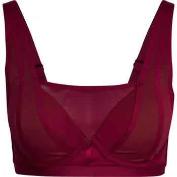 Dámské spodní prádlo Sportovní podprsenka adidas Lgcy Burgndy 1013663 30B