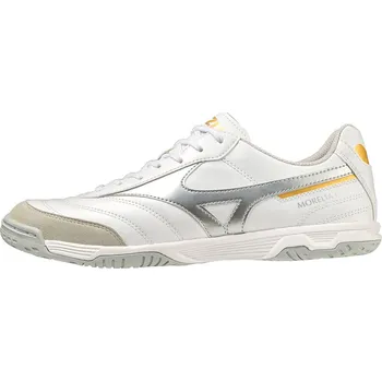 Kopačky Boty Mizuno MoreliaSalaClassicIN White Silver Gold Velikost: 47