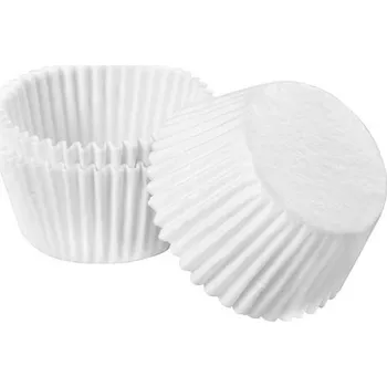 Košíčky na muffiny bílé 50x30mm 1000ks - Cakesicq