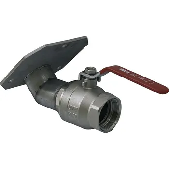 Příruba s ventilem 2"-4" CEMO Vnitřní závit: 2"