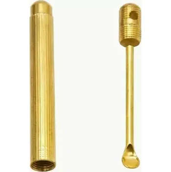 Kovová ušní lžička, dávkovač léku 45mm