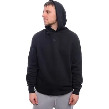 Pánská mikina Mikina New Era - Tech Flag Oversized Hoodie - Black / Grey velikost M