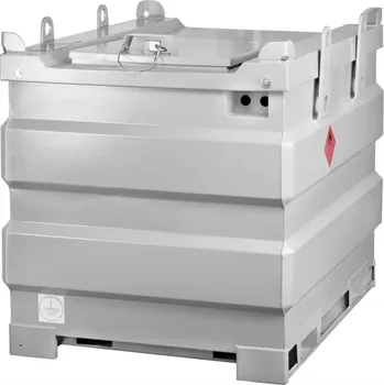 Palivová nádrž Mobilní ocelová nádrž na naftu 1000 l až 3000 l mobiSTEEL PRESSOL Objem: 1000 l, Čerpadlo: 12 V - 60 l/min