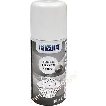 Potravinářské barvivo PME Potravinářská barva ve spreji Silver