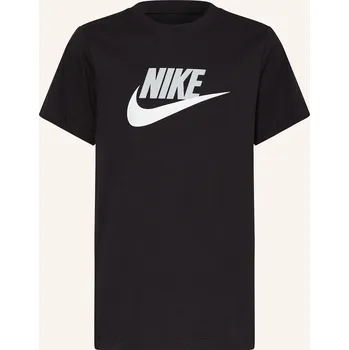 Dámské tričko Nike Dívčí Tričko Futura, černá / bílá / šedá, 122