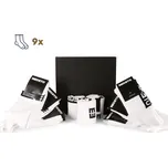 9PACK ponožky Nedeto sportovní vysoké bílé (9NOB1) XL Možnost vrácení zboží ZDARMA do 120 dnů!