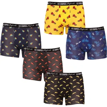 Boxerky 5PACK pánské boxerky Lee Cooper vícebarevné (LCU3200700E-1763083) 3XL Možnost vrácení zboží ZDARMA do 120 dnů!