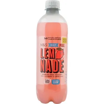 Limonáda Marks & Spencer Malinová limonáda s citrónem se sladidly