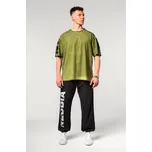 Pánské tričko Nebbia Washed-off Oversized T-shirt LIFTING CLUB Green M