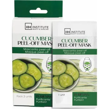 Pleťová maska IDC Cucumber Peel-Off pleťová maska pro unavenou pleť 3x8 g