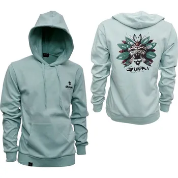 Rybářské oblečení Gunki Mikina Chief Green W Hoody Velikost: L