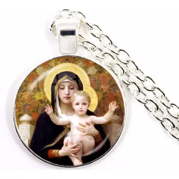 Růženec Woodrow Přívěsek Panna Marie Ježíš GL2651 * amulet * ochranný