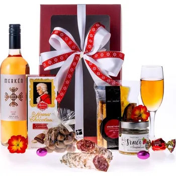 Dárkový potravinový koš Dárkový box Jarní píseň pro dámy