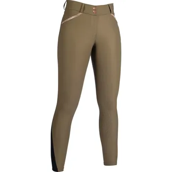Jezdecké kalhoty HKM Rajtky Edinburgh HKM, s gripem, dámské, olive green 36