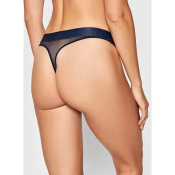 Kalhotky Tommy Hilfiger Kalhotky string Thong UW0UW00064 Tmavomodrá S