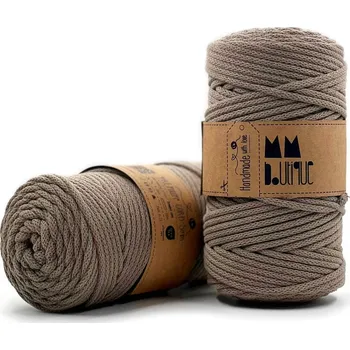 Příze MMboutique bavlněná šňůra Premium 5mm Coffee