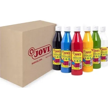 Vodová barva Jovi Premium Sada temperových barev Mix 6 x 500 ml