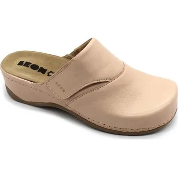 Dámské pantofle Leon Leons Flexi dámské zdravotní pantofle - Pudrová Barva: Pudrová, Velikost: 36
