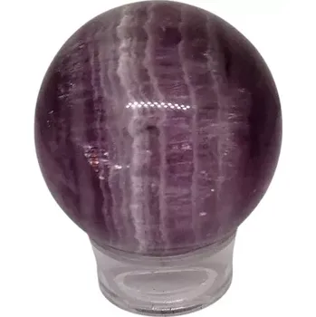 Fluorit duhový, úžasná pruhovaná koule 4,7 cm