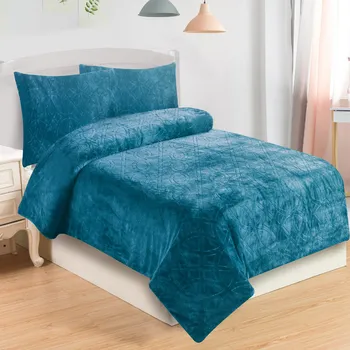 JAHU Povlečení mikroplyš - SYMBOL petrolej 140x200, 70x90cm